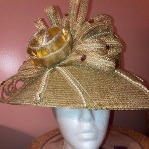 Gold Kentucky style church at Kentucky Derby